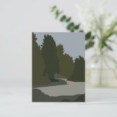 Natuur Trees Forest Creek Briefkaart (Staand voorkant)