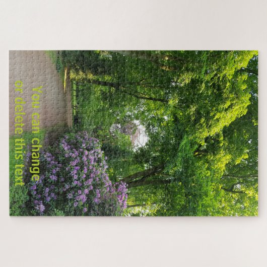 Natuur Trees Hydrangea Day in The Park Photography Legpuzzel (Horizontaal)