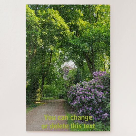 Natuur Trees Hydrangea Day in The Park Photography Legpuzzel (Verticaal)
