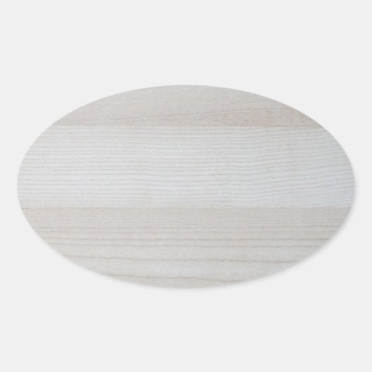 Natuur Trendy Wood Blank Sjabloon Elegant Design Ovale Sticker (Voorkant)