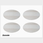 Natuur Trendy Wood Blank Sjabloon Elegant Design Ovale Sticker (Vel)