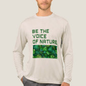 Natuur Tri-Blend Shirt (Voorkant volledig)