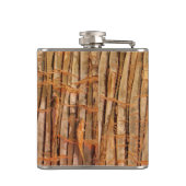 Natuur Tropische boomschors Foto Heupfles (Achterkant)