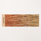 Natuur Tropische visboom Bark Foto Yoga Mat (Voorkant (horizontaal))