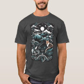 Natuur Tshirt, Fox in Natuur, Mountain Scene, Wild T-shirt (Voorkant)