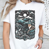 Natuur Tshirt, Vos in de Natuur, Berg Landschap, W T-shirt