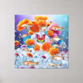 Natuur tuin canvas afdruk (Voorkant)