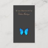Natuur Turquoise Blue Butterfly Visitekaartje (Voorkant)