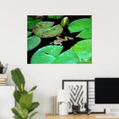 Natuur tussen Lilies Poster (Thuiskantoor)