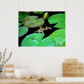 Natuur tussen Lilies Poster (Keuken)
