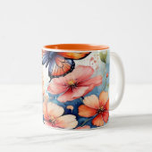 Natuur Tweekleurige Koffiemok (Voorkant rechts)