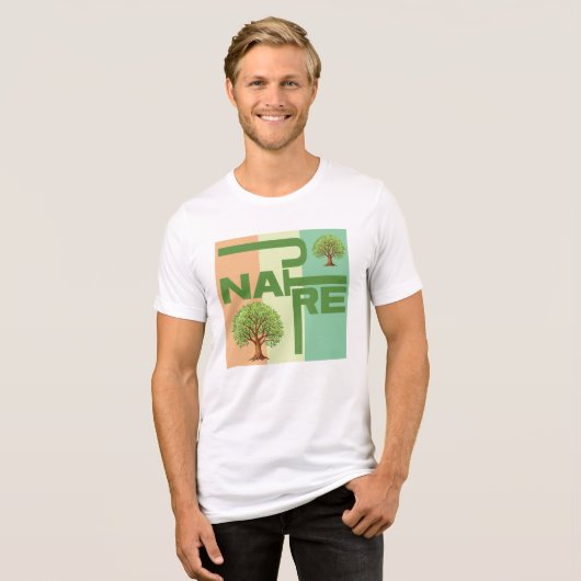 Natuur Typografie T-shirt ontwerp (Voorkant volledig)