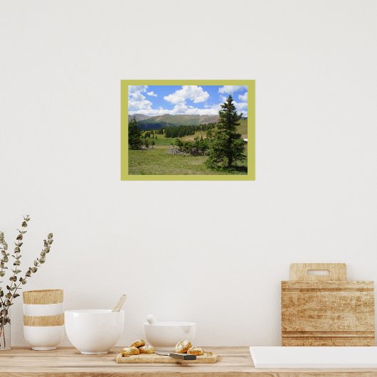 Natuur Uitzicht Poster (Keuken)