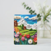 Natuur Vakantie Kaart (Staand voorkant)