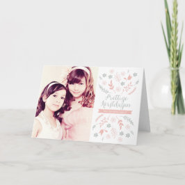 Natuur vakantiegroet van Kerstmis Feestdagen Kaart