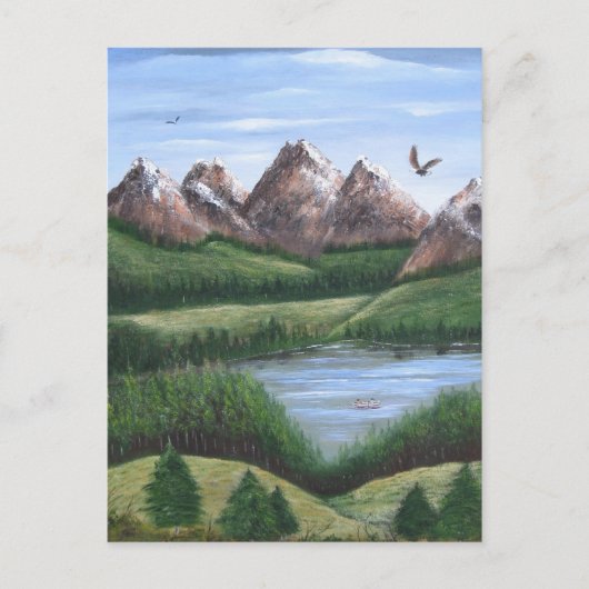 Natuur Valley Briefkaart (Voorkant)