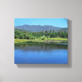 Natuur van Ahwahnee Hills Canvas Afdruk