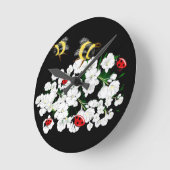 Natuur van BEES en Ladybugs Ronde Klok (Hoek)