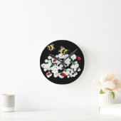 Natuur van BEES en Ladybugs Ronde Klok (Huis)