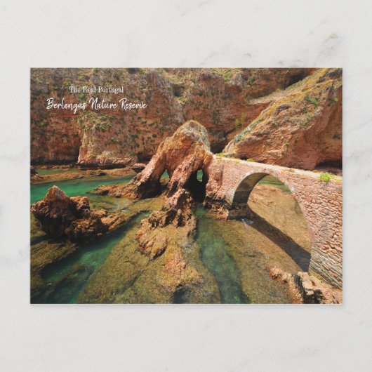 Natuur van Berlengas - Real Portugal Postca Briefkaart (Voorkant)
