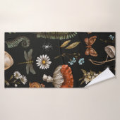  natuur van bossen naadloos. Amanita Badhanddoek (Badhanddoek)