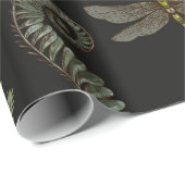 natuur van bossen naadloos. Amanita Cadeaupapier (Rol Hoek)