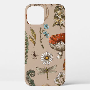  natuur van bossen naadloos. Amanita Case-Mate iPhone Case