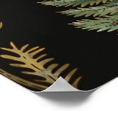  natuur van bossen naadloos. Amanita Poster (Hoek)