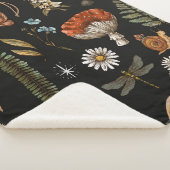  natuur van bossen naadloos. Amanita Sherpa Deken (3/4)