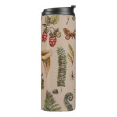  natuur van bossen naadloos. Amanita Thermosbeker (Gedraaid links)