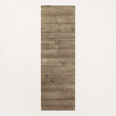 Natuur van bruin hout yogamat (Voorkant)