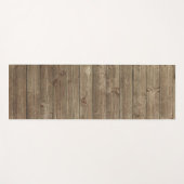 Natuur van bruin hout yogamat (Voorkant (horizontaal))