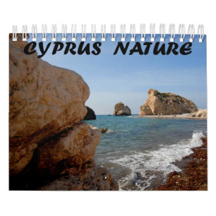 Natuur van cyprus-kalender kalender
