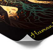 Natuur van damesbomen - Gen AI Poster (Hoek)