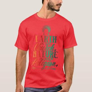 Natuur van de Aarde Religie Proud Native American T-shirt