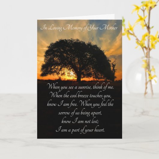 Natuur van de borstkas kaart (Gele Bloem)