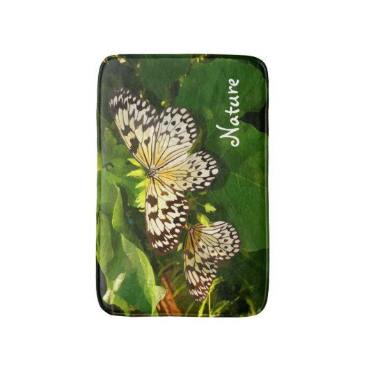 Natuur van de Butterfly Bath Mats Badmat (Voorkant Verticaal)