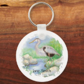 Natuur van de grote blauwe hond sleutelhanger (Voorkant)