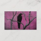 Natuur van de kraai visitekaartje (Achterkant)