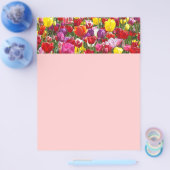 Natuur van de lente-brochure Thema's Tulip Flowers Flyer (Enkel)