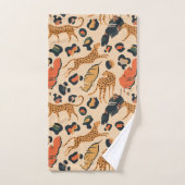 Natuur van de luipaard bad handdoek (Handdoek)