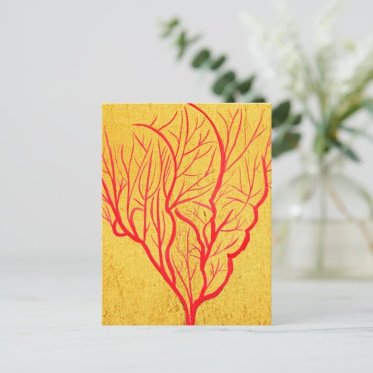 Natuur van de moderne kunst voor de omgeving van b briefkaart (Staand voorkant)