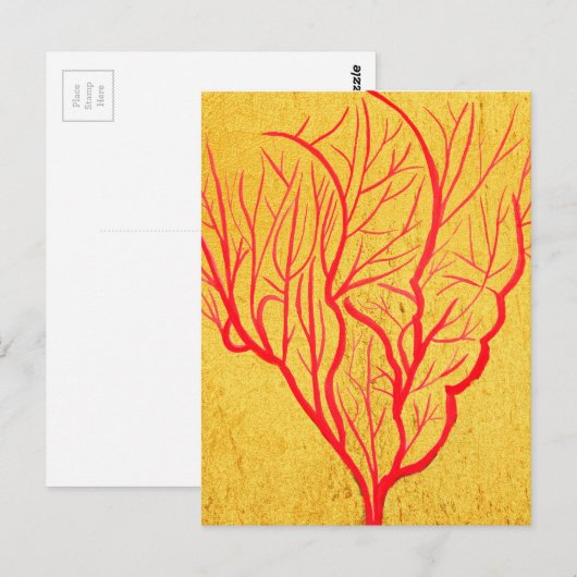 Natuur van de moderne kunst voor de omgeving van b briefkaart (Voorkant / Achterkant)