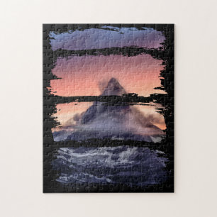 Natuur van de schilderachtig Berg Sky Sceneratie Legpuzzel