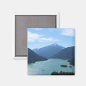 Natuur van de staat Diablo Lake Washington Magneet (Voorkant / Achterkant)