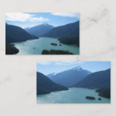 Natuur van de staat Diablo Lake Washington Visitekaartje (Voorkant / Achterkant)