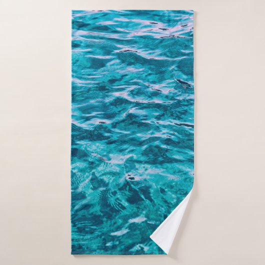 Natuur van de textuur van het zee van de waterocea badhanddoek (Badhanddoek)