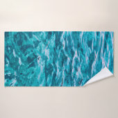 Natuur van de textuur van het zee van de waterocea badhanddoek (Badhanddoek)