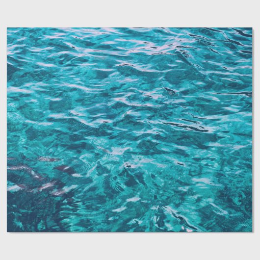 Natuur van de textuur van het zee van de waterocea cadeaupapier (Vlak)