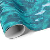 Natuur van de textuur van het zee van de waterocea cadeaupapier (Rol Hoek)